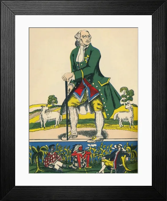 Framed Print : George III, King of Great Britain and Ireland from 1760, (1932). Artist: Rosalind Thornycroft Framed Print : George III, King of Great Britain and Ireland from 1760, (1932). Artist: Rosalind Thornycroft