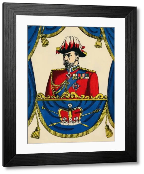 Framed Print : George V, King of the United Kingdom from 1910, (1932). Artist: Rosalind Thornycroft Framed Print : George V, King of the United Kingdom from 1910, (1932). Artist: Rosalind Thornycroft
