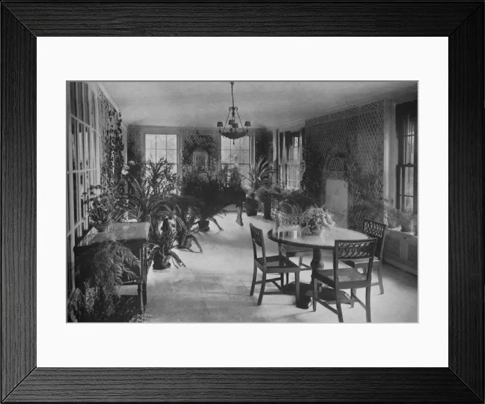 Framed Print : Morning room - house of Richard Garlick, Youngstown, Ohio, 1922 Framed Print : Morning room - house of Richard Garlick, Youngstown, Ohio, 1922