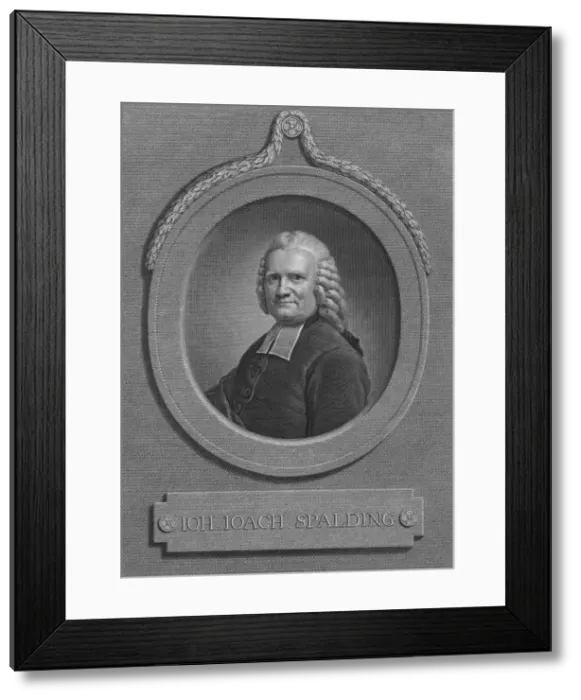 Framed Print : IOH. IOACH. SPALDING, 1778. Artist: Johann Friedrich Bause