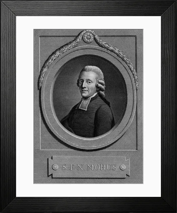 Framed Print : S. F. N. MORUS, 1793. Artist: Johann Friedrich Bause Framed Print : S. F. N. MORUS, 1793. Artist: Johann Friedrich Bause