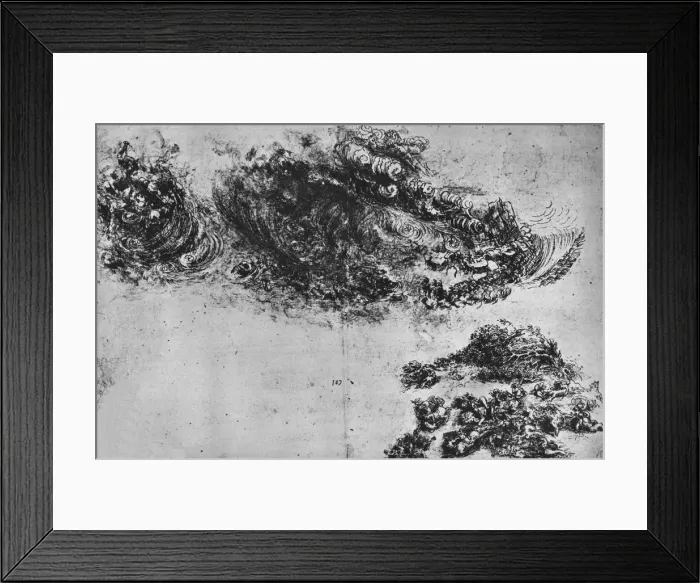 Framed Print : The Deluge, c1480 (1945). Artist: Leonardo da Vinci Framed Print : The Deluge, c1480 (1945). Artist: Leonardo da Vinci