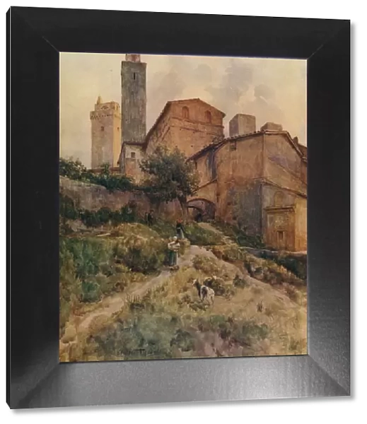 Via Capassi, San Gimignano, c1900 (1913). Artist: Walter Frederick Roofe Tyndale