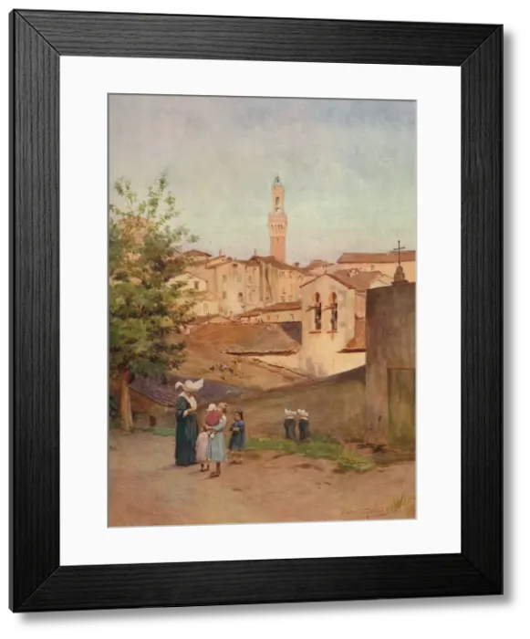 Framed Print : La Cappella S. Caterina, c1900 (1913). Artist: Walter Frederick Roofe Tyndale Framed Print : La Cappella S. Caterina, c1900 (1913). Artist: Walter Frederick Roofe Tyndale