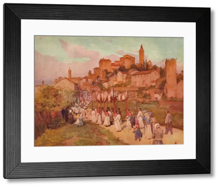 Framed Print : Corpus Domini at Viterbo, c1900 (1913). Artist: Walter Frederick Roofe Tyndale Framed Print : Corpus Domini at Viterbo, c1900 (1913). Artist: Walter Frederick Roofe Tyndale