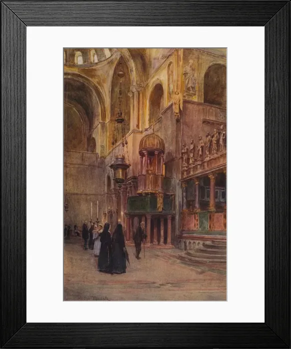 Framed Print : Interior of St. Mark s, c1900 (1913). Artist: Walter Frederick Roofe Tyndale Framed Print : Interior of St. Mark s, c1900 (1913). Artist: Walter Frederick Roofe Tyndale