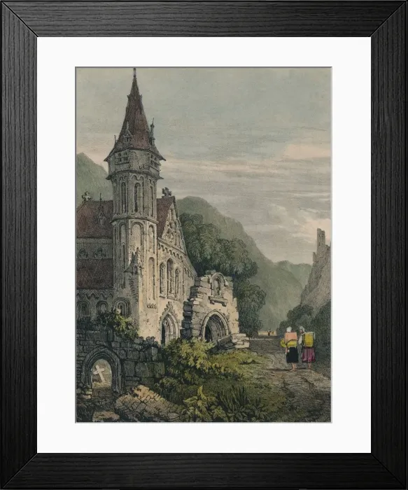 Framed Print : St. Clement, 1824. Artist: Charles Joseph Hullmandel Framed Print : St. Clement, 1824. Artist: Charles Joseph Hullmandel