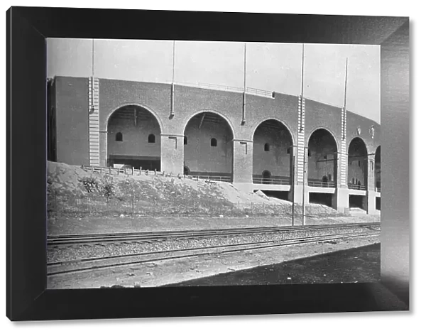 Exterior of East Stand, Franklin Field Stadium, University of Pennsylvania, Philadelphia, 1923