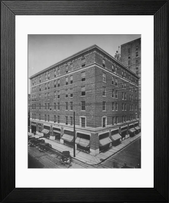 Framed Print : General exterior view, Clemons Brothers Building, Chattanooga, Tennessee, 1923 Framed Print : General exterior view, Clemons Brothers Building, Chattanooga, Tennessee, 1923