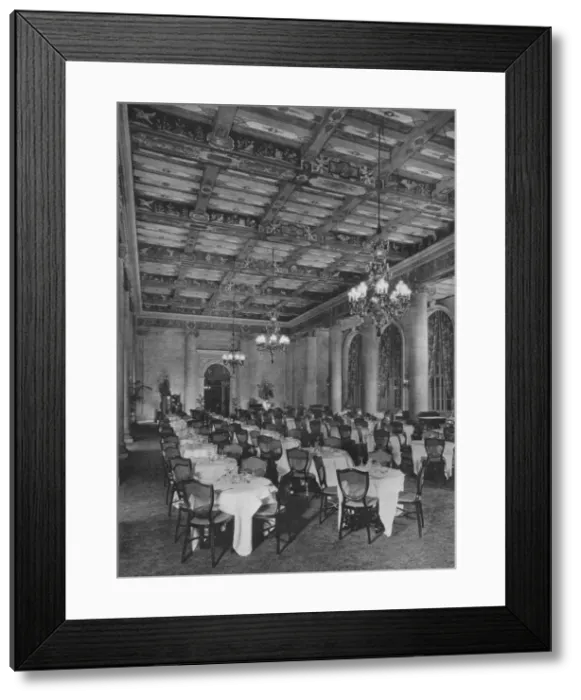 Framed Print : Main dining room, Los Angeles-Biltmore Hotel, Los Angeles, California, 1923 Framed Print : Main dining room, Los Angeles-Biltmore Hotel, Los Angeles, California, 1923