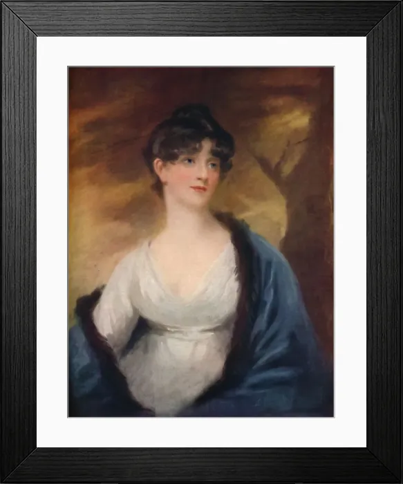 Framed Print : Mrs. Mountain, 1802, (1922). Artist: John James Masquerier Framed Print : Mrs. Mountain, 1802, (1922). Artist: John James Masquerier
