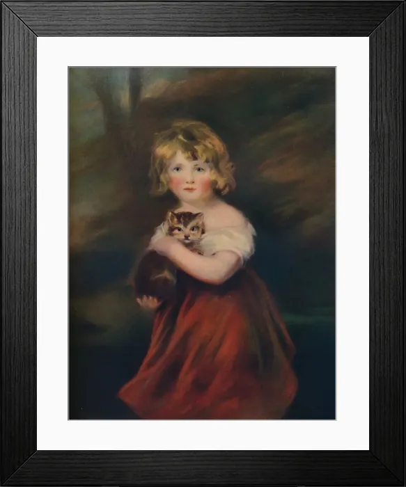 Framed Print : Elizabeth Jane Hinchcliffe, 1805, (1922). Artist: John James Masquerier Framed Print : Elizabeth Jane Hinchcliffe, 1805, (1922). Artist: John James Masquerier