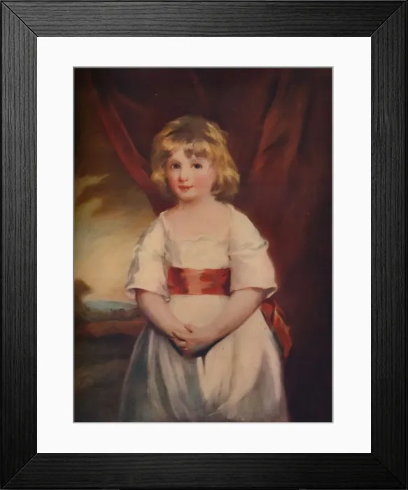 Framed Print : Amy Joan Greatorex, 1809, (1922). Artist: John James Masquerier Framed Print : Amy Joan Greatorex, 1809, (1922). Artist: John James Masquerier