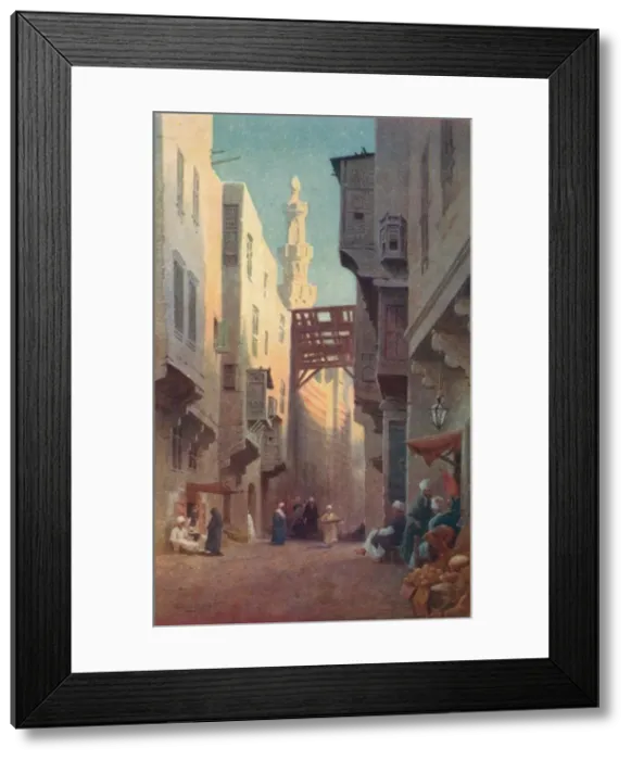 Framed Print : Sharia Bab-El-Wazir, Cairo, c1880, (1904). Artist: Robert George Talbot Kelly Framed Print : Sharia Bab-El-Wazir, Cairo, c1880, (1904). Artist: Robert George Talbot Kelly