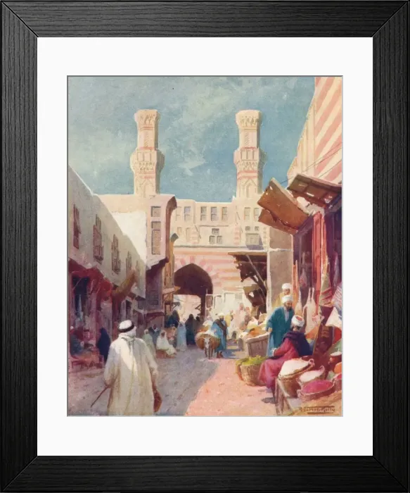 Framed Print : The Bab-Zuweyla, c1880, (1904). Artist: Robert George Talbot Kelly Framed Print : The Bab-Zuweyla, c1880, (1904). Artist: Robert George Talbot Kelly