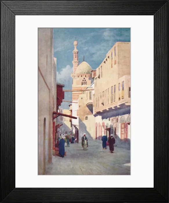 Framed Print : The Sais Mosque, Cairo, c1880, (1904). Artist: Robert George Talbot Kelly Framed Print : The Sais Mosque, Cairo, c1880, (1904). Artist: Robert George Talbot Kelly