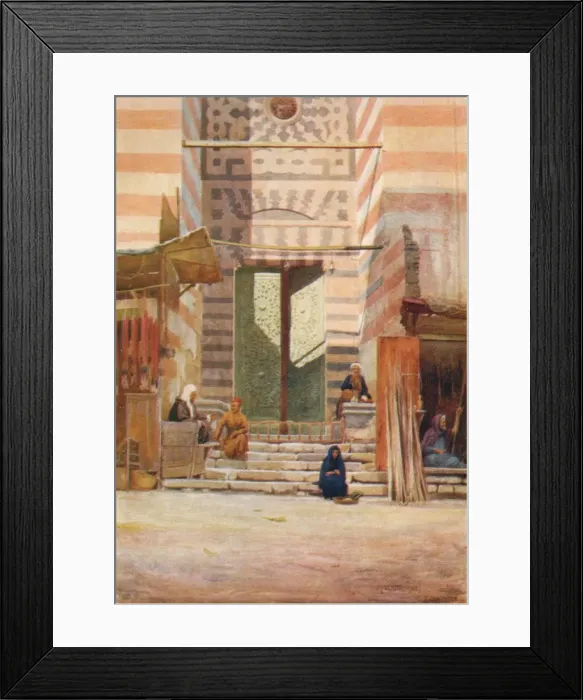 Framed Print : The Bronze Doors of El-Maristan El-Kelaun, c1880, (1904). Artist: Robert George Talbot Kelly Framed Print : The Bronze Doors of El-Maristan El-Kelaun, c1880, (1904). Artist: Robert George Talbot Kelly