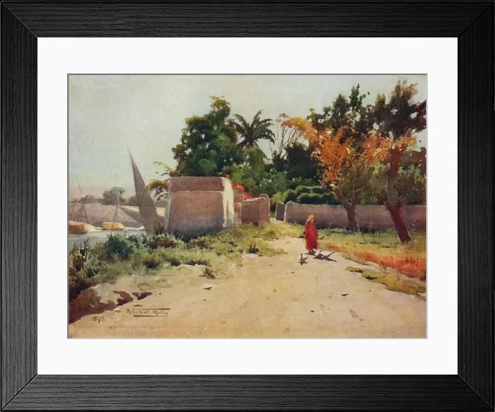 Framed Print : On the Island of Rhoda, c1880, (1904). Artist: Robert George Talbot Kelly Framed Print : On the Island of Rhoda, c1880, (1904). Artist: Robert George Talbot Kelly