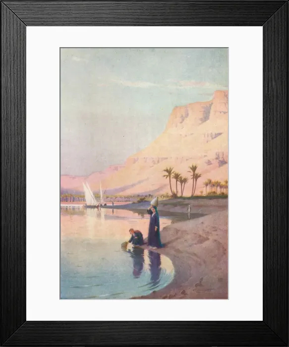 Framed Print : Gibel Kasr-Es-Saad, c1880, (1904). Artist: Robert George Talbot Kelly Framed Print : Gibel Kasr-Es-Saad, c1880, (1904). Artist: Robert George Talbot Kelly
