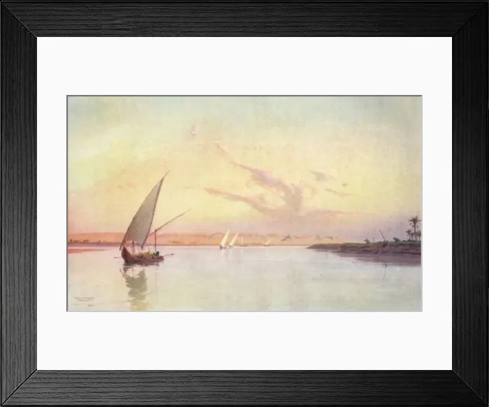 Framed Print : Tel-El-Amarna, on the Upper Side, c1880, (1904). Artist: Robert George Talbot Kelly Framed Print : Tel-El-Amarna, on the Upper Side, c1880, (1904). Artist: Robert George Talbot Kelly