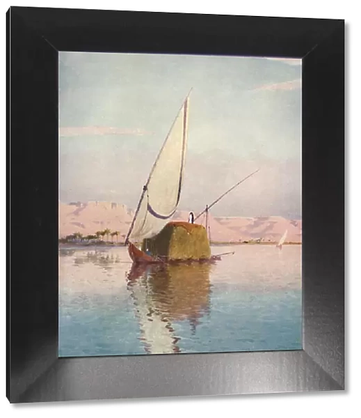 A Tibbin Boat on the Nile, c1880, (1904). Artist: Robert George Talbot Kelly