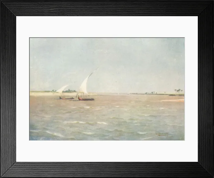 Framed Print : North Wind on the Upper Nile, c1880, (1904). Artist: Robert George Talbot Kelly Framed Print : North Wind on the Upper Nile, c1880, (1904). Artist: Robert George Talbot Kelly
