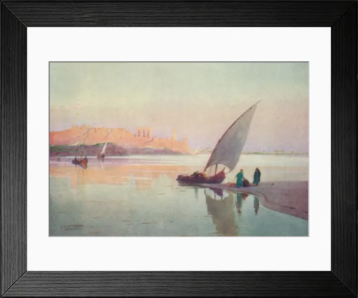 Framed Print : Kom Ombos, c1880, (1904). Artist: Robert George Talbot Kelly Framed Print : Kom Ombos, c1880, (1904). Artist: Robert George Talbot Kelly
