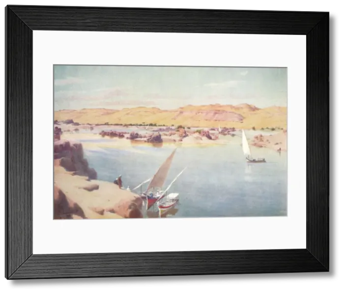 Framed Print : The First Cataract, c1880, (1904). Artist: Robert George Talbot Kelly Framed Print : The First Cataract, c1880, (1904). Artist: Robert George Talbot Kelly