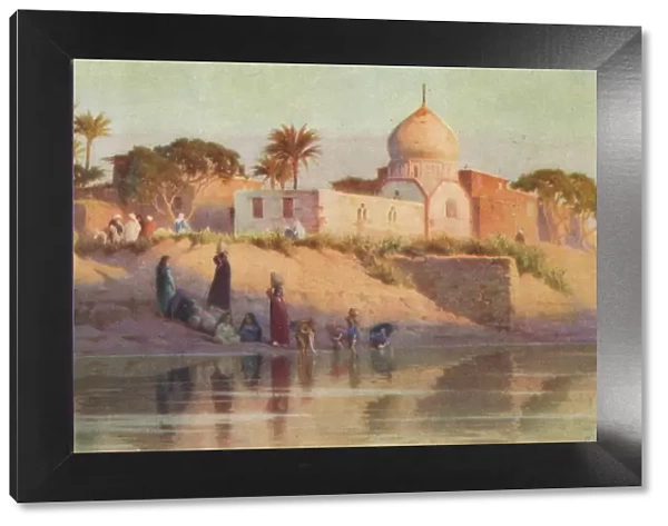 Village of Shinbab on the Lower Nile, c1880, (1904). Artist: Robert George Talbot Kelly