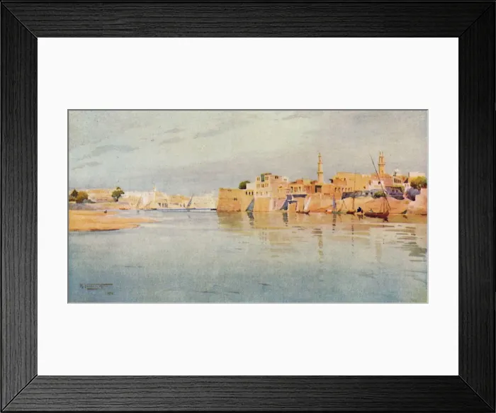 Framed Print : Mit Gamr on the Lower Side, c1880, (1904). Artist: Robert George Talbot Kelly