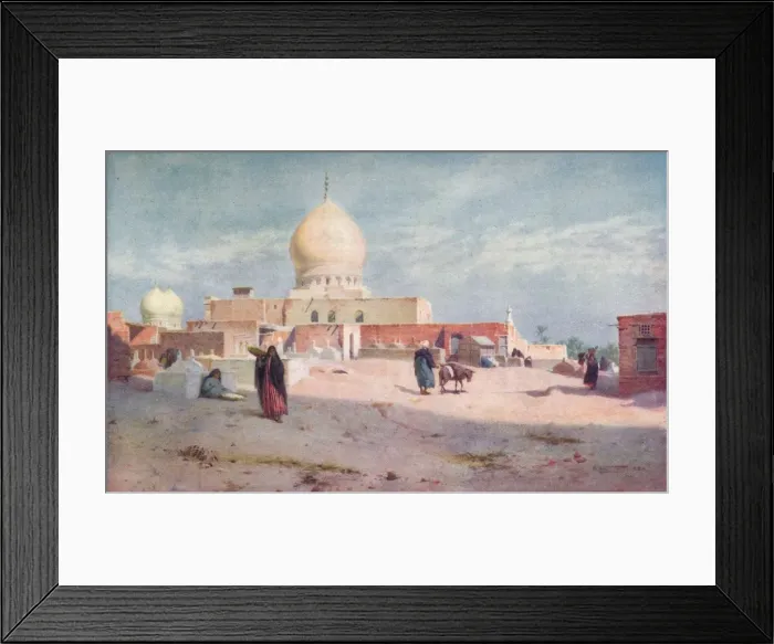Framed Print : Sheykhs Tomb at Damietta, c1880, (1904). Artist: Robert George Talbot Kelly Framed Print : Sheykhs Tomb at Damietta, c1880, (1904). Artist: Robert George Talbot Kelly
