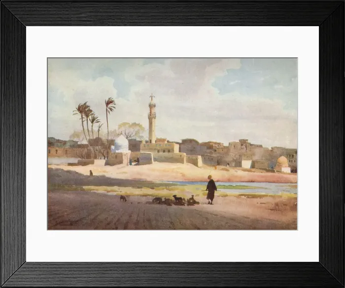 Framed Print : The Village of Salamun, c1880, (1904). Artist: Robert George Talbot Kelly