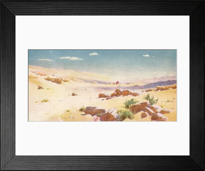 Framed Print : In a Barren and Dry Land, Where No Water Is, c1880, (1904). Artist: Robert George Talbot Kelly Framed Print : In a Barren and Dry Land, Where No Water Is, c1880, (1904). Artist: Robert George Talbot Kelly