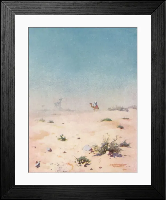 Framed Print : Miragic Heat, c1880, (1904). Artist: Robert George Talbot Kelly Framed Print : Miragic Heat, c1880, (1904). Artist: Robert George Talbot Kelly