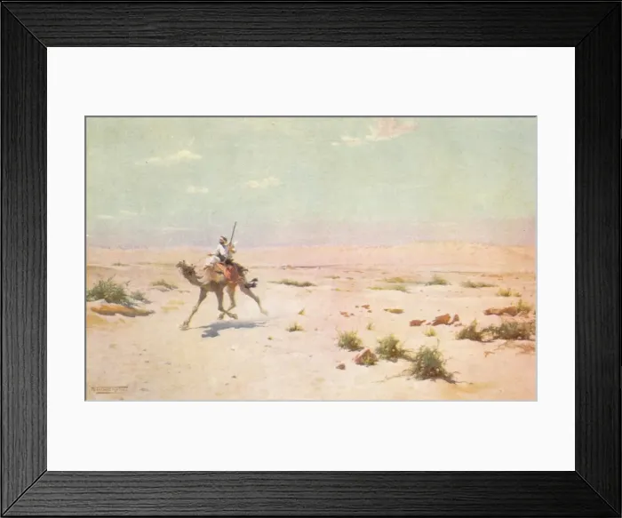 Framed Print : A Desert Courier, c1880, (1904). Artist: Robert George Talbot Kelly