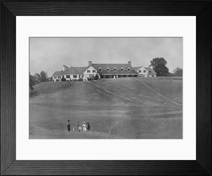 Framed Print : View of south front of clubhouse from the course, Oakland Golf Club, Bayside, New York, 1923 Framed Print : View of south front of clubhouse from the course, Oakland Golf Club, Bayside, New York, 1923