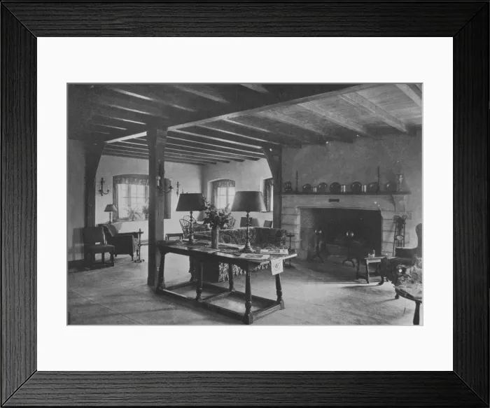 Framed Print : General view of lounge, Oakland Golf Club, Bayside, New York, 1923 Framed Print : General view of lounge, Oakland Golf Club, Bayside, New York, 1923