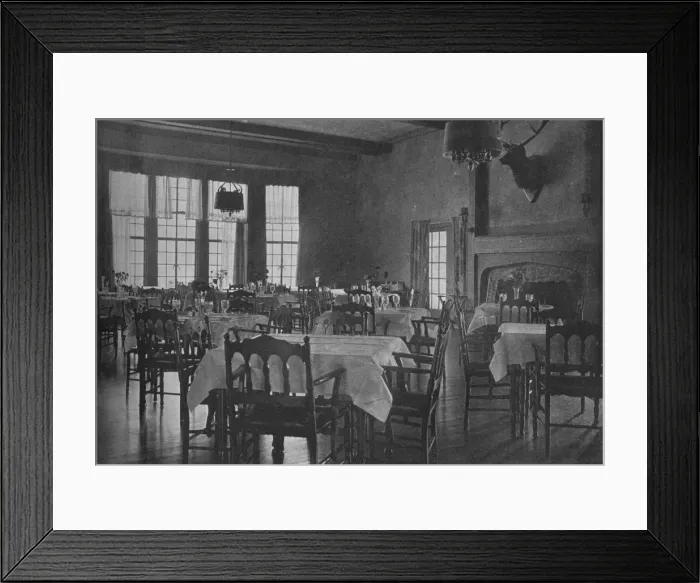Framed Print : Dining room, North Jersey Country Club, Paterson, New Jersey, 1925 Framed Print : Dining room, North Jersey Country Club, Paterson, New Jersey, 1925