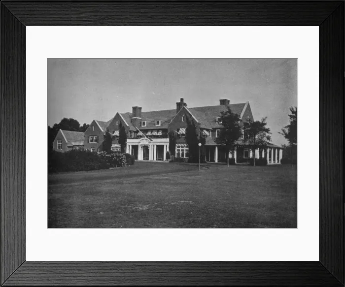 Framed Print : Entrance front, Essex County Club, Manchester, Massachusetts, 1925 Framed Print : Entrance front, Essex County Club, Manchester, Massachusetts, 1925