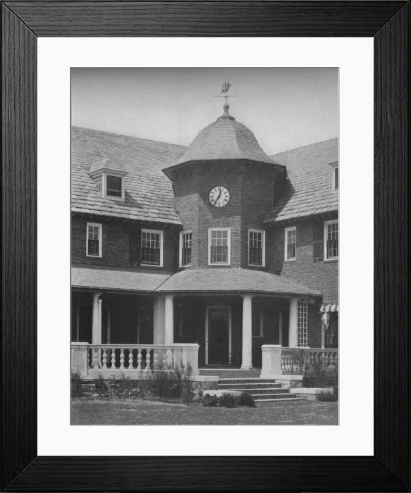 Framed Print : Detail of the terrace entrance, Essex County Club, Manchester, Massachusetts, 1925 Framed Print : Detail of the terrace entrance, Essex County Club, Manchester, Massachusetts, 1925