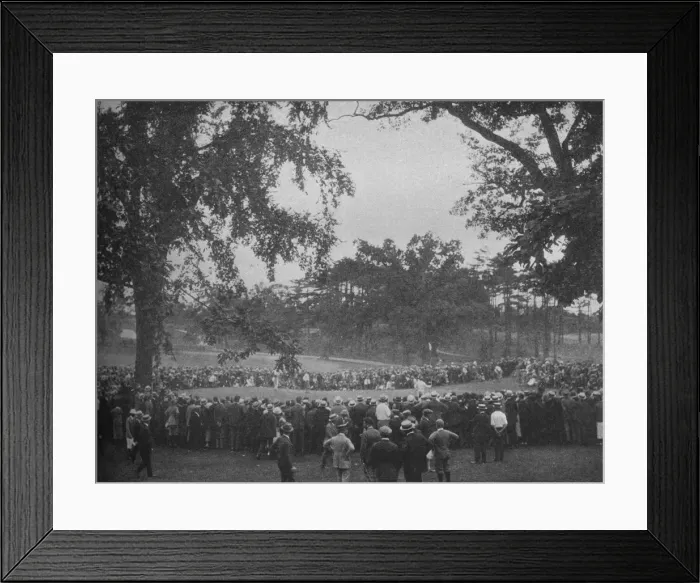 Framed Print : 18th green, The Country Club, Brookline, Massachusetts, 1925 Framed Print : 18th green, The Country Club, Brookline, Massachusetts, 1925