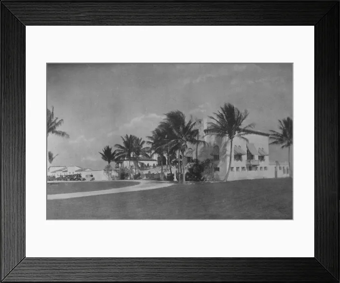 Framed Print : Gulf Stream Golf Club, Palm Beach, Florida, 1925 Framed Print : Gulf Stream Golf Club, Palm Beach, Florida, 1925