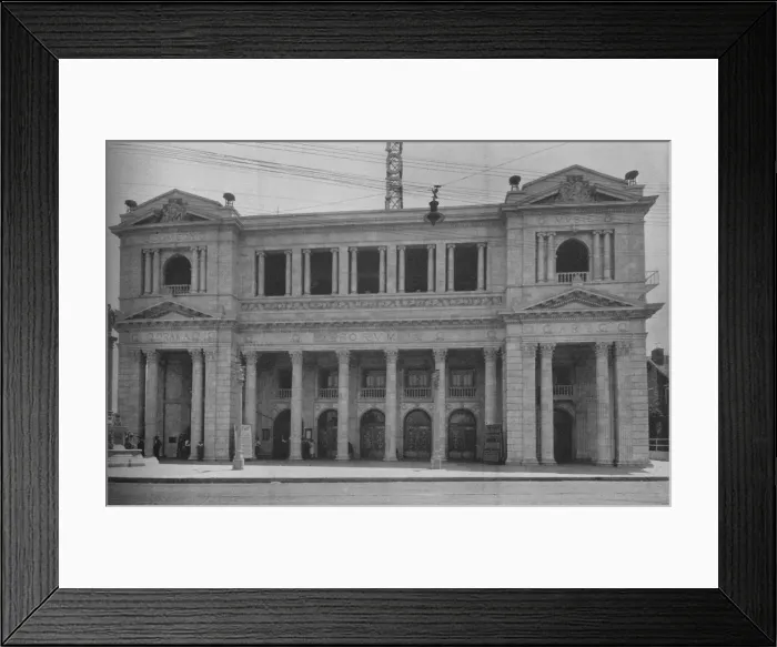 Framed Print : Front elevation, the Forum Theatre, Los Angeles, California, 1925 Framed Print : Front elevation, the Forum Theatre, Los Angeles, California, 1925