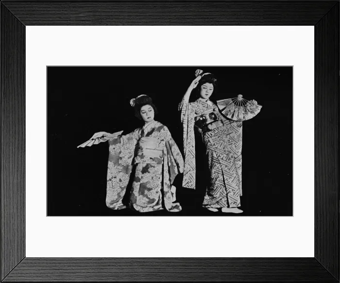 Framed Print : Dancing girl Kimi-chiyo attender almost every Japanese-style party in Tokyo c1900, (1921). Artist: Julian Leonard Street Framed Print : Dancing girl Kimi-chiyo attender almost every Japanese-style party in Tokyo c1900, (1921). Artist: Julian Leonard Street