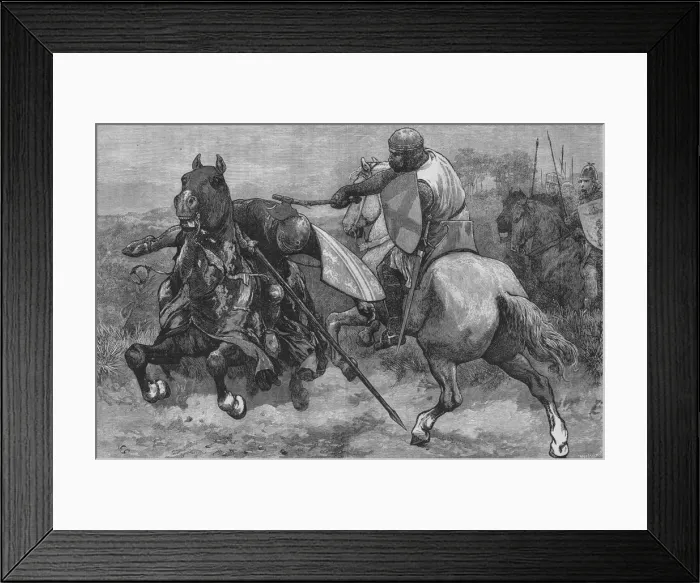 Framed Print : The Death of Bohun, 16 March 1322, (c1880) Framed Print : The Death of Bohun, 16 March 1322, (c1880)