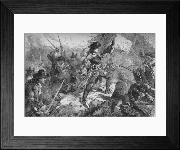 Framed Print : Churchill Before Maestricht, 24 June 1673, (c1880). Artists: Unknown, John Churchill, 1st Duke of Marlborough Framed Print : Churchill Before Maestricht, 24 June 1673, (c1880). Artists: Unknown, John Churchill, 1st Duke of Marlborough
