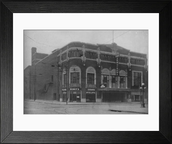 Framed Print : Front elevation, Fort Armstrong Theatre, Rock Island, Illinois, 1925 Framed Print : Front elevation, Fort Armstrong Theatre, Rock Island, Illinois, 1925