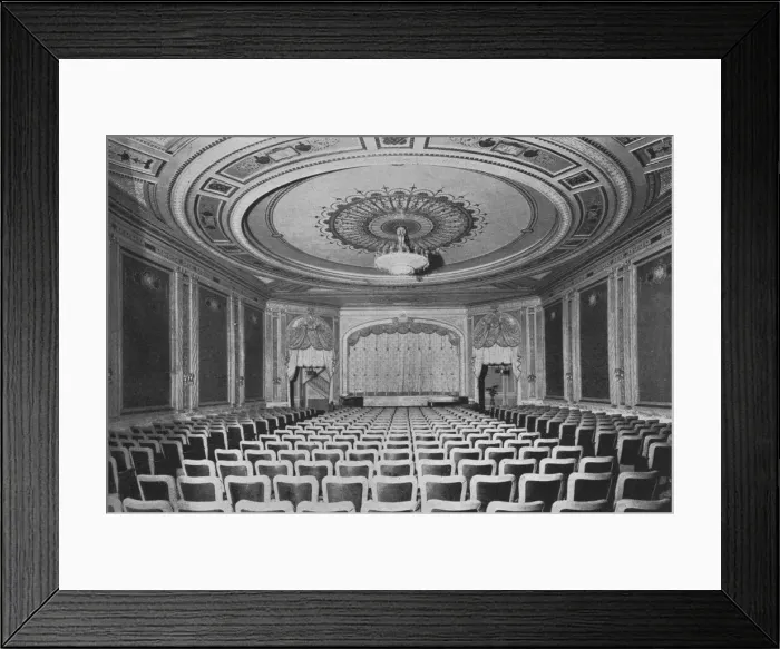 Framed Print : View towards the stage, Cameo Theatre, New York, 1925 Framed Print : View towards the stage, Cameo Theatre, New York, 1925