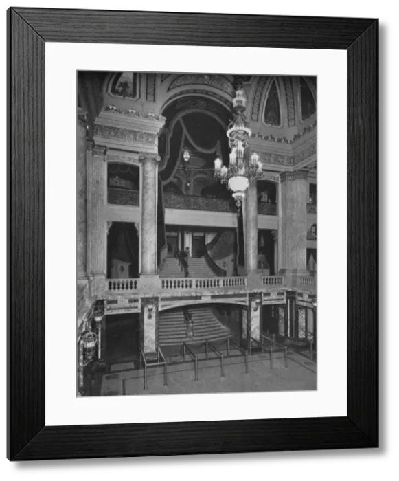 Framed Print : Entrance lobby, the Chicago Theatre, Chicago, Illinois, 1925 Framed Print : Entrance lobby, the Chicago Theatre, Chicago, Illinois, 1925