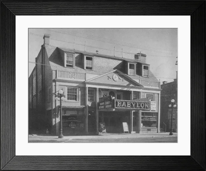Framed Print : The Babylon Theatre, Babylon, New York, 1925 Framed Print : The Babylon Theatre, Babylon, New York, 1925